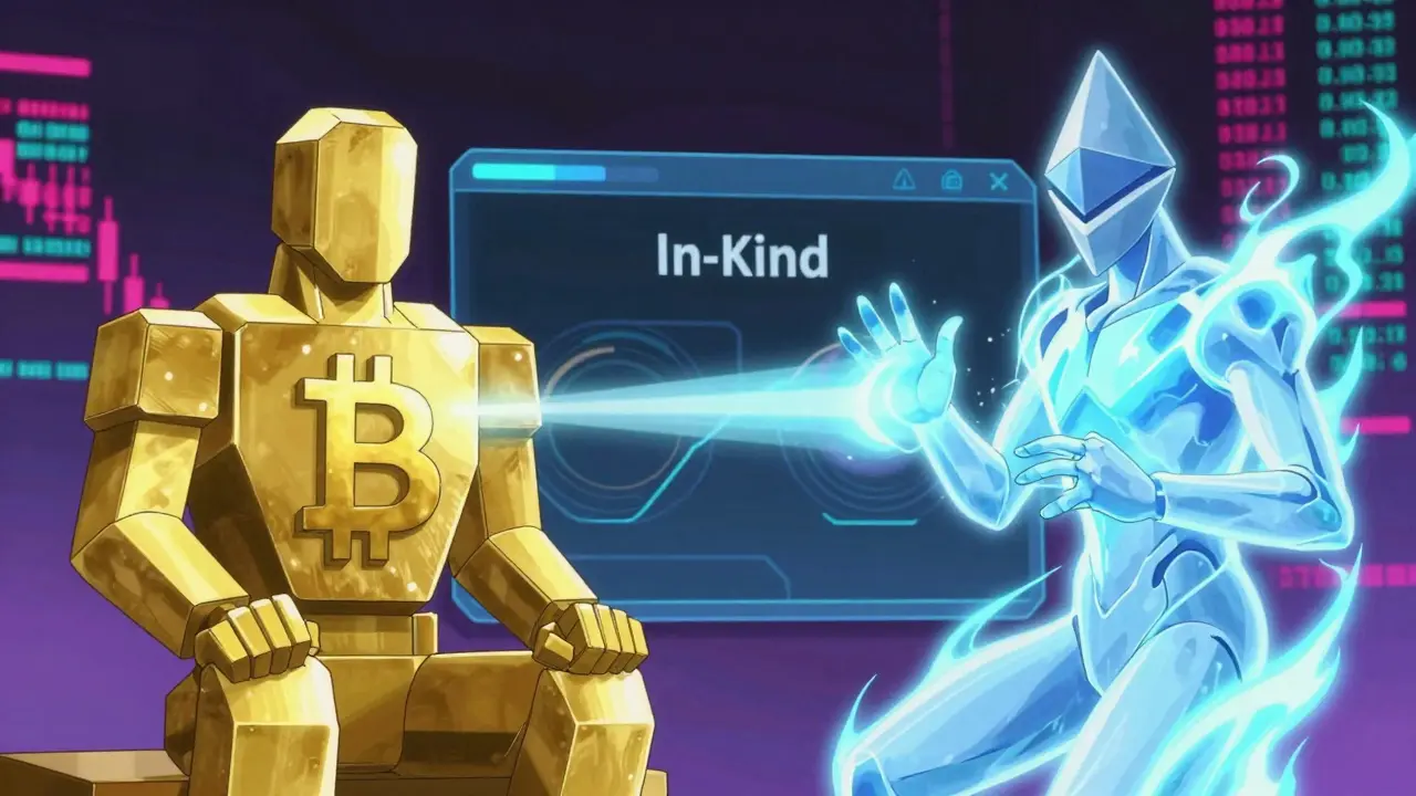 Bitcoin and Ethereum figures showing staking differences and transfers