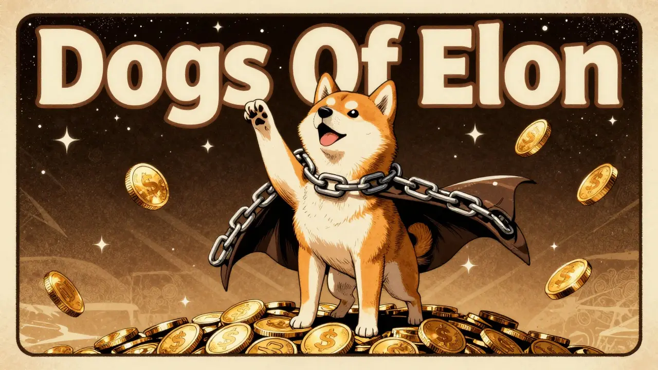 Stylized retro anime poster design featuring an anthropomorphic Shiba Inu