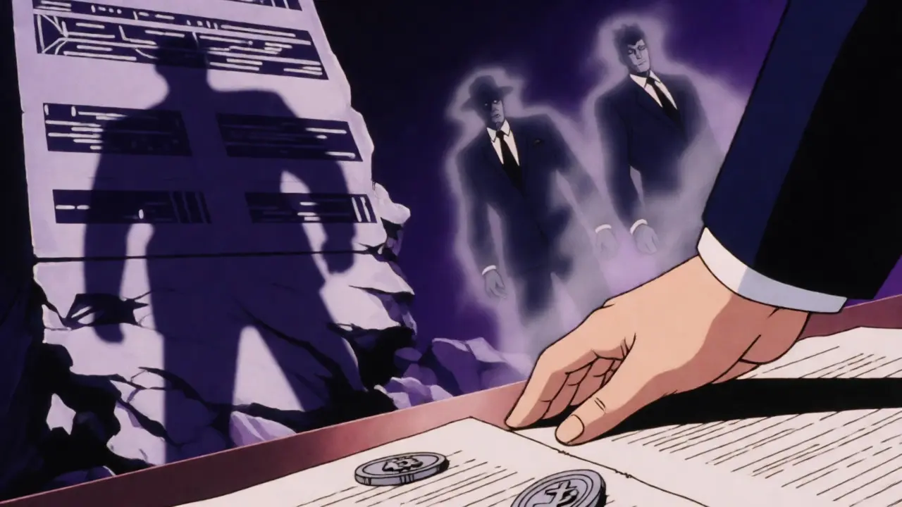 Anime scene of Garantex crypto platform being seized by authorities